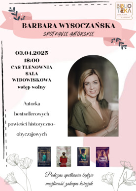 Spotkanie autorskie z Barbarą Wysoczańska