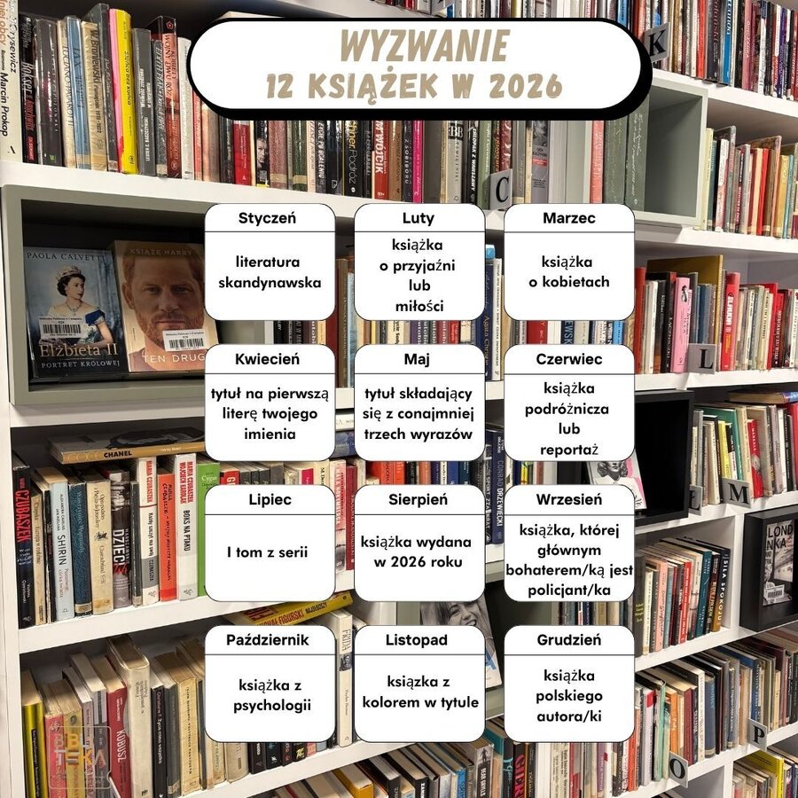 Wyzwanie czytelnicze 2026 dla dorosłych